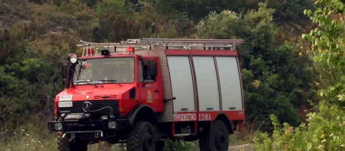 Φωτιά τώρα στη Χασιά Αττικής - Επιχείρηση της Πυροσβεστικής